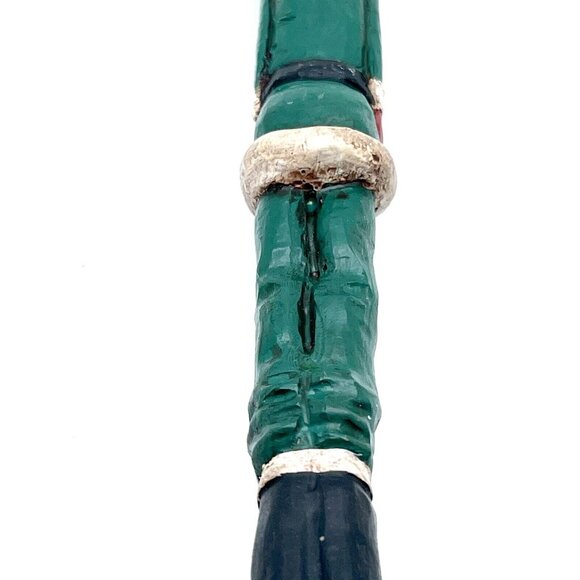 Jim Shore Christmas Pencil Santa Claus Green 1990 11.5” Tall KLE 2509 JS 7 - Picture 10 of 16